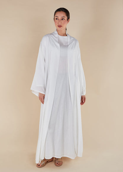 White Linen Dress
