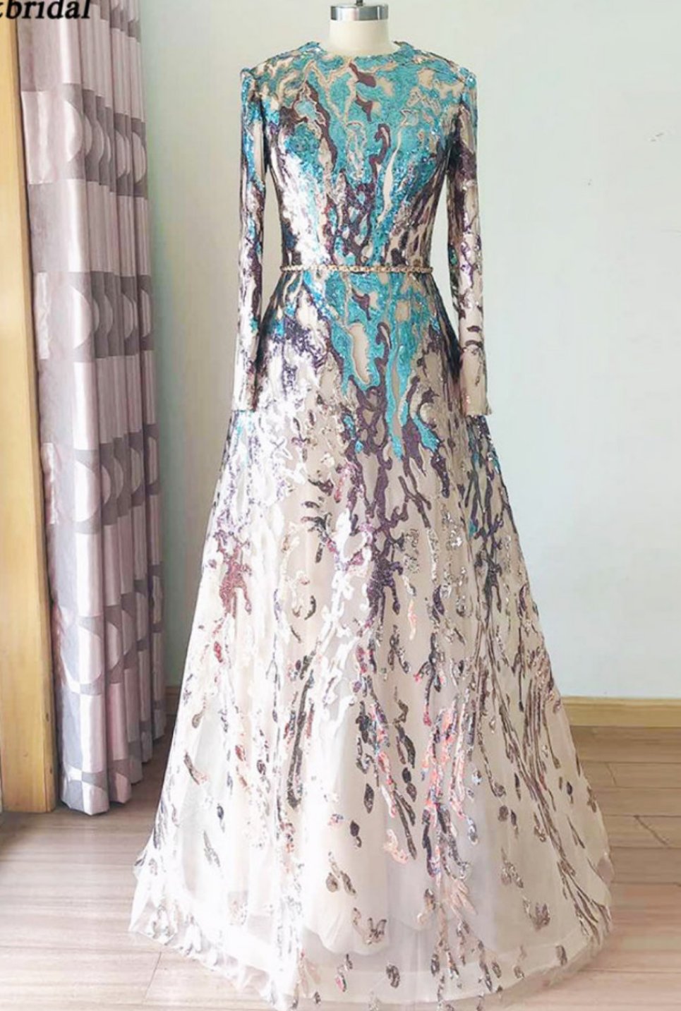 Ariel Sequin Gown