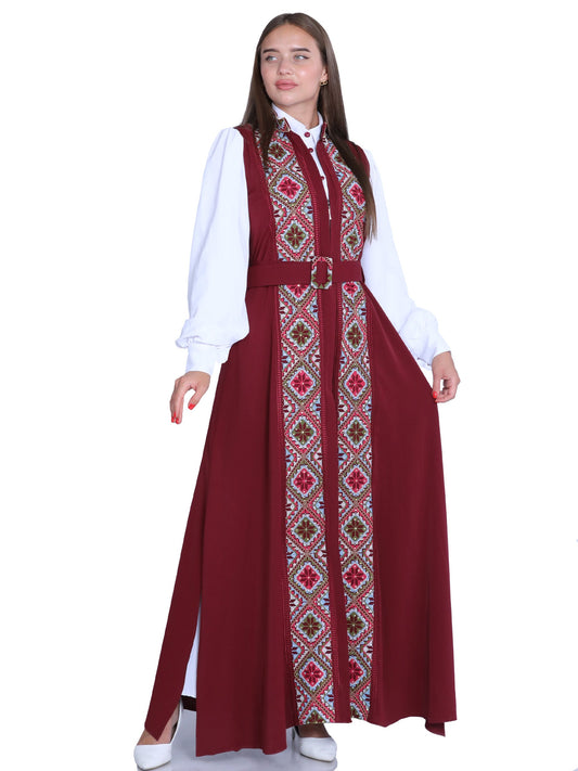 Embroidered bisht