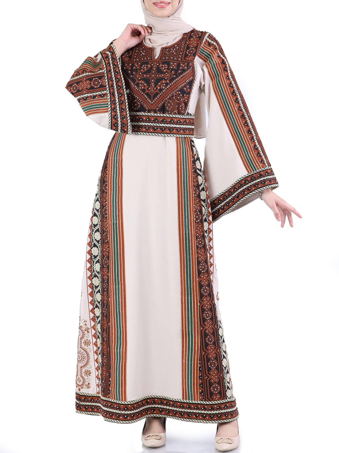 Embroidered thob