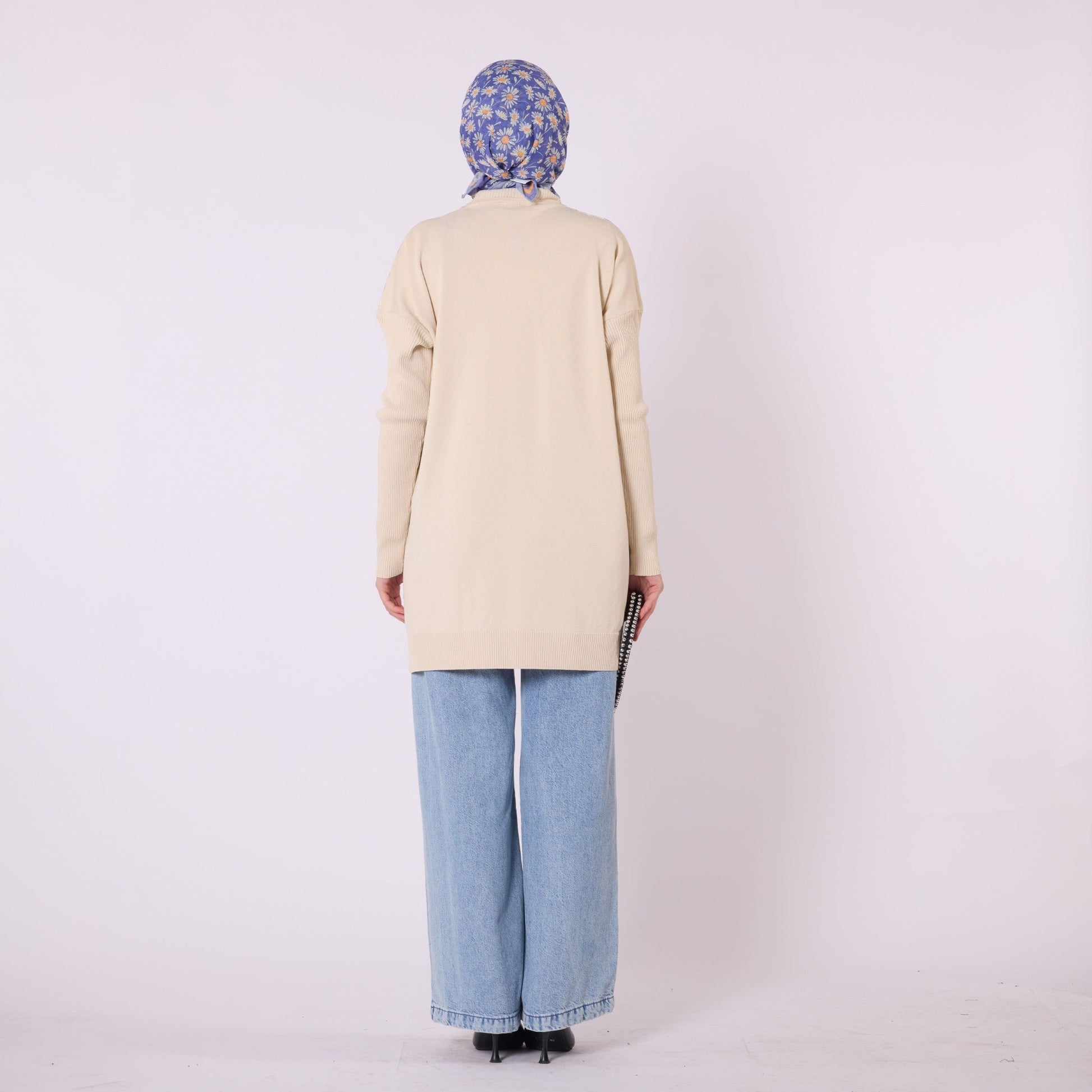 Shiny Leopard Print Long Tunic