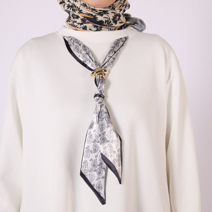 Jersey Tunic with Scarf Detail