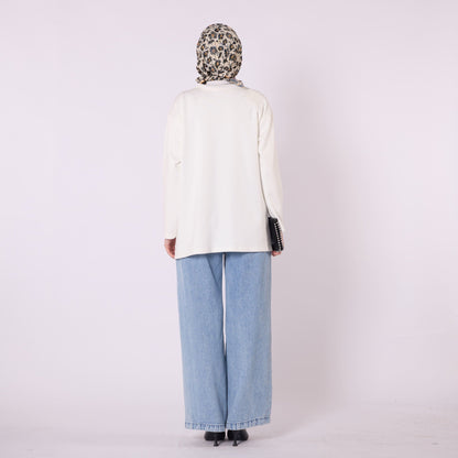 Jersey Tunic with Scarf Detail