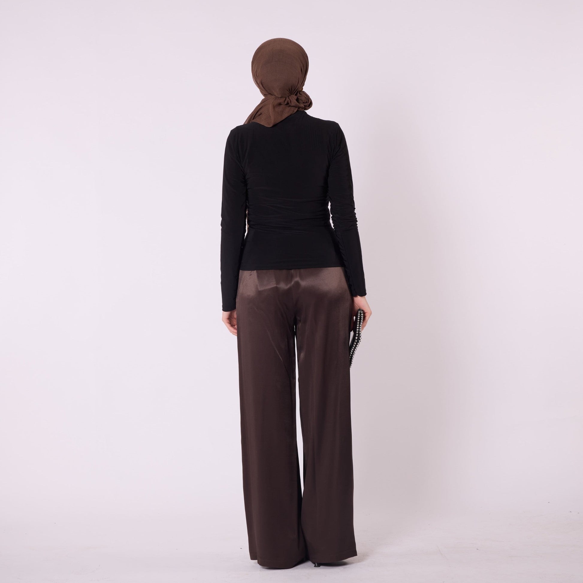 Tunic With Shoulder Accessory And Pleat Detail
