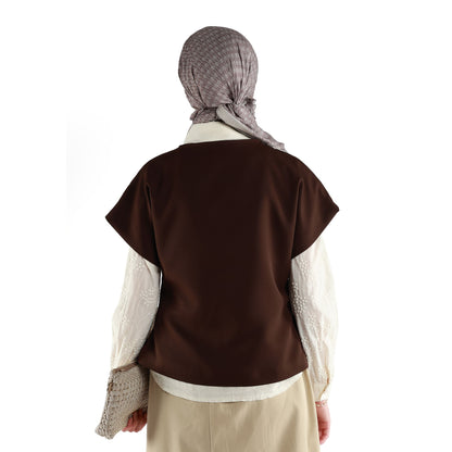 Drop Shoulder Single Button Classic Womens Jacket