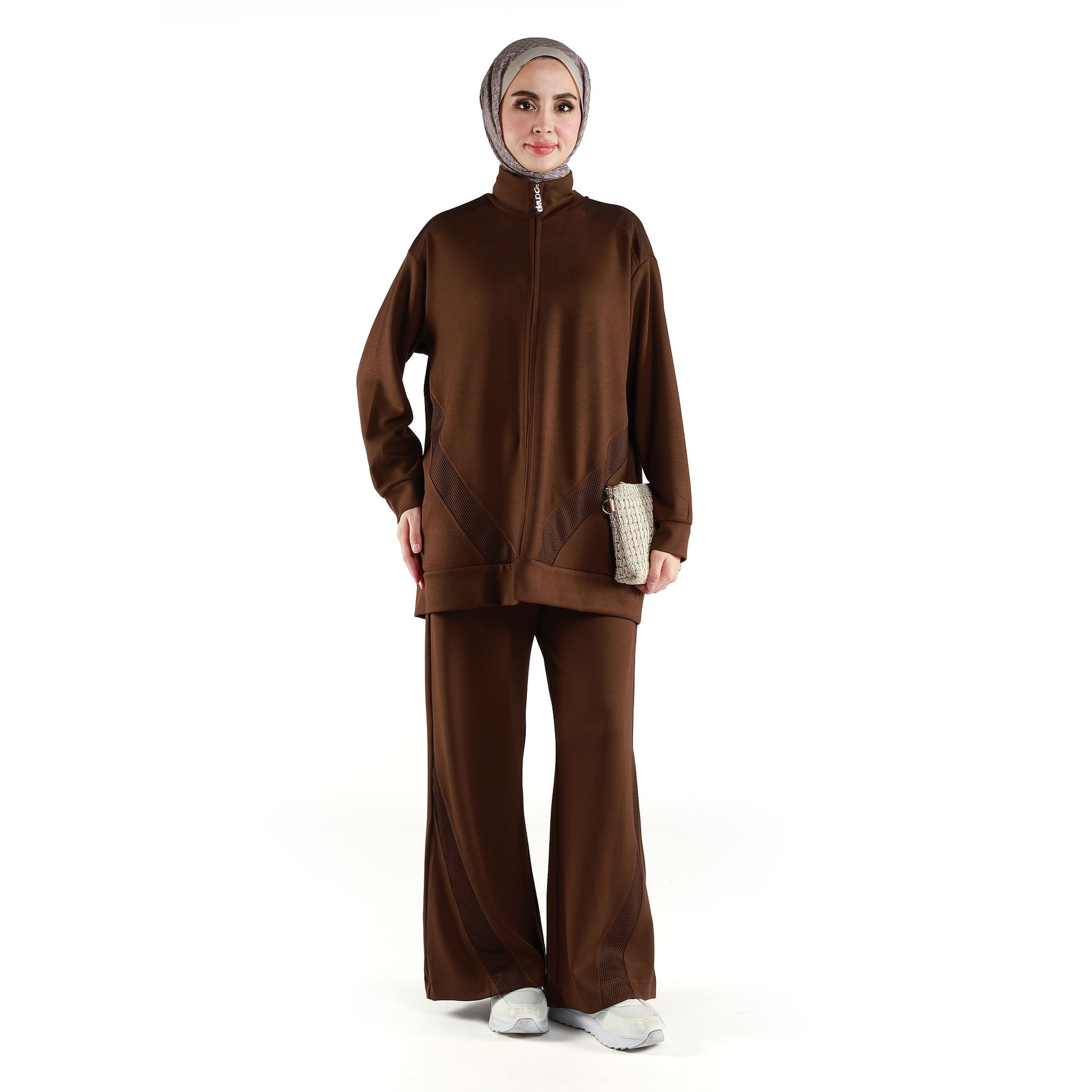 File Detailed Trouser Suit