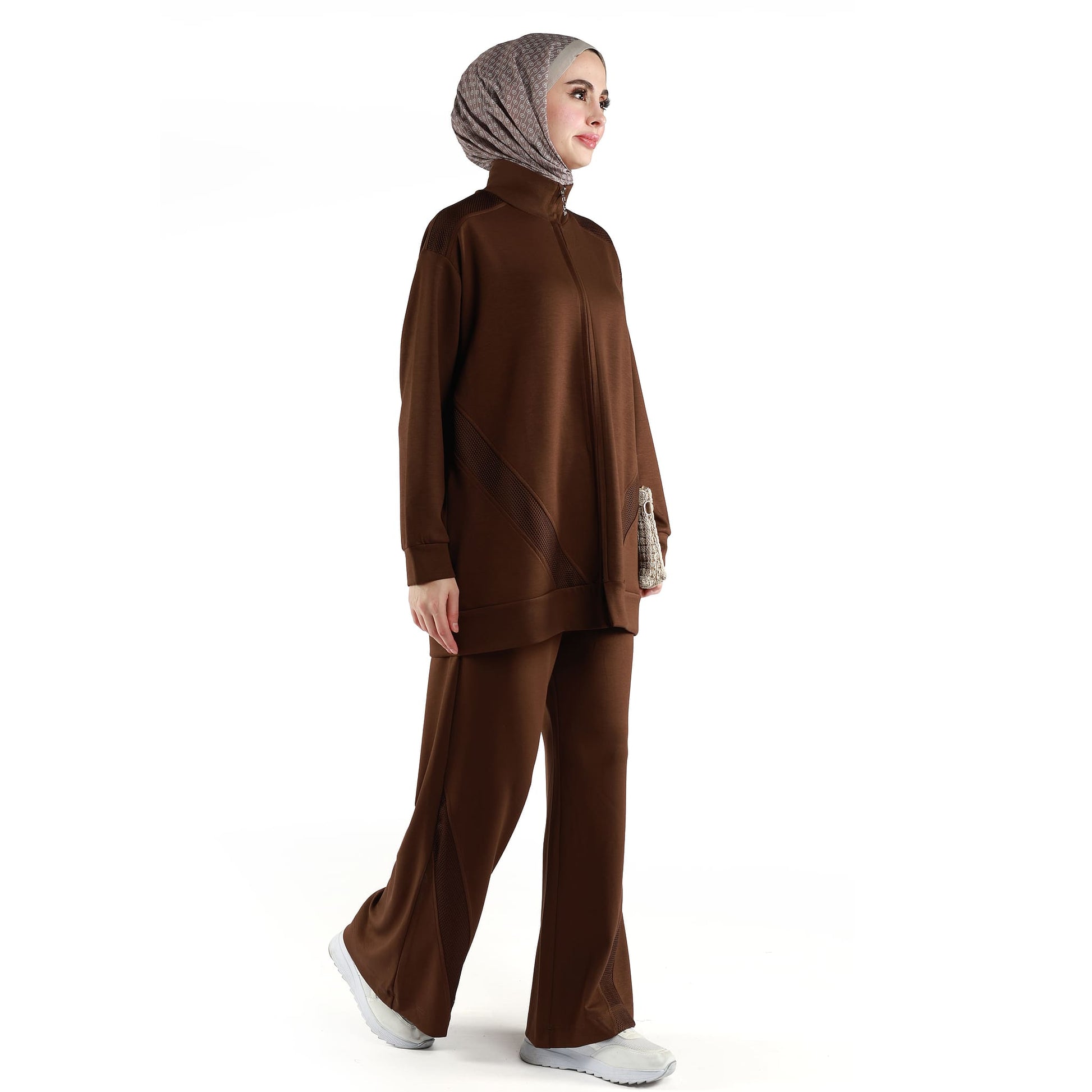 File Detailed Trouser Suit