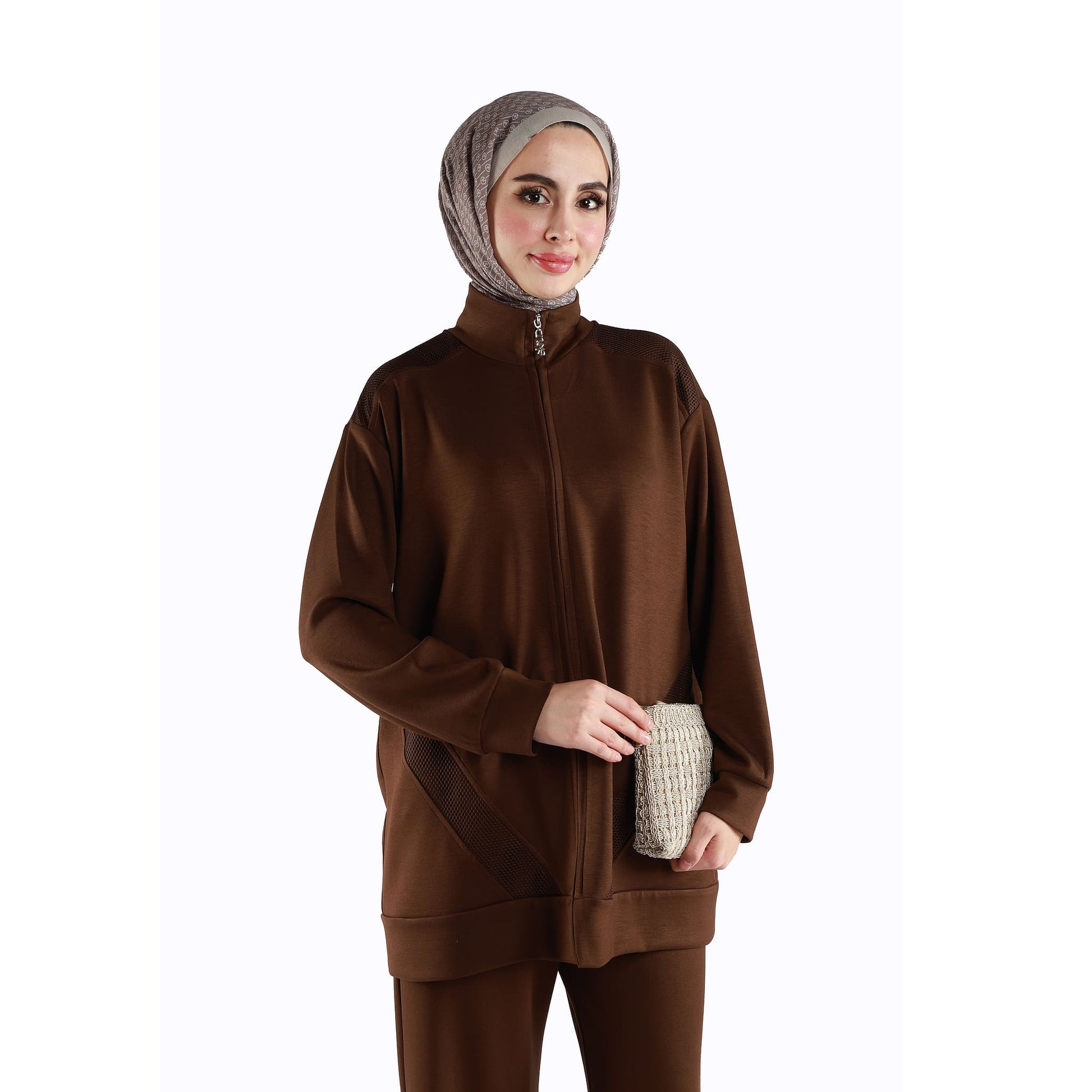 File Detailed Trouser Suit