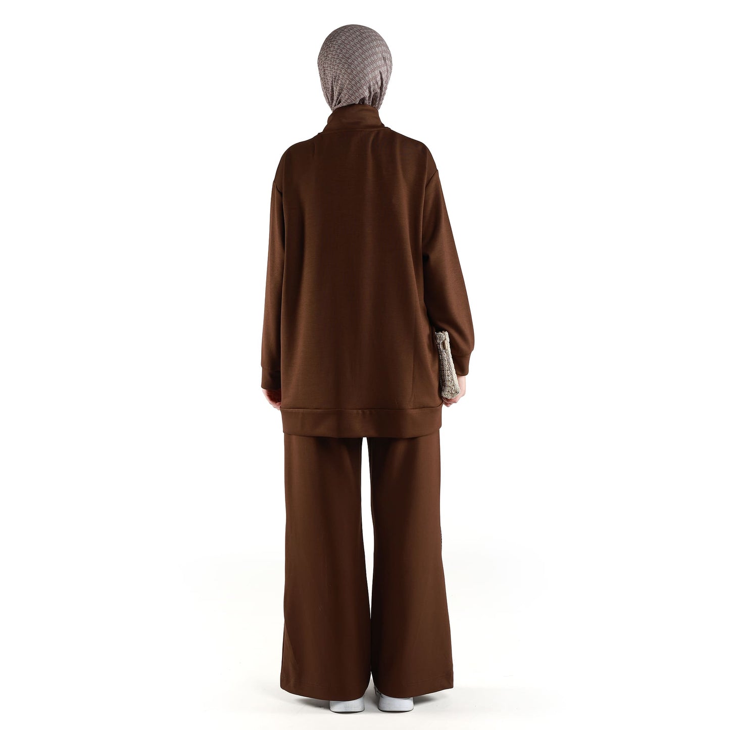 File Detailed Trouser Suit