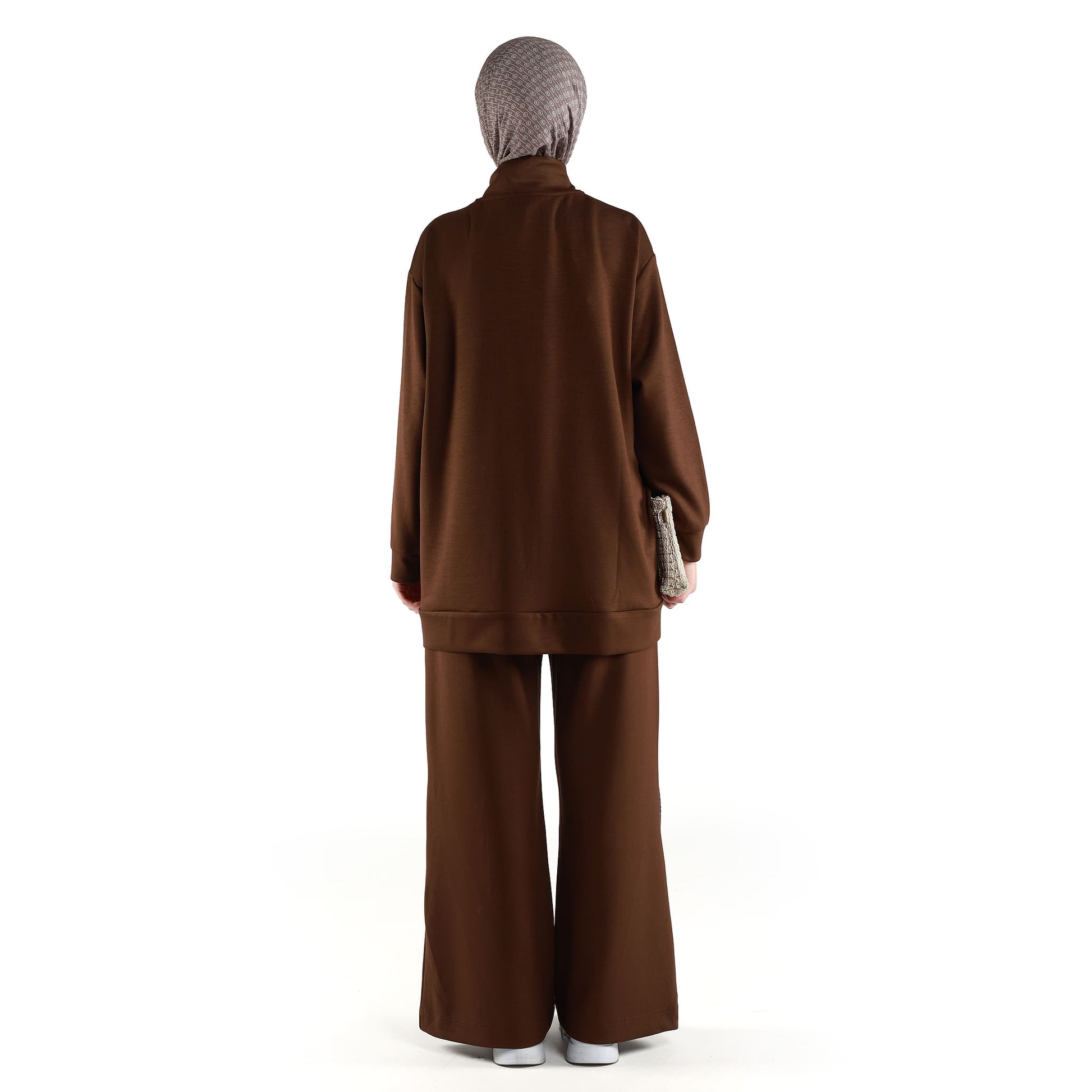 File Detailed Trouser Suit