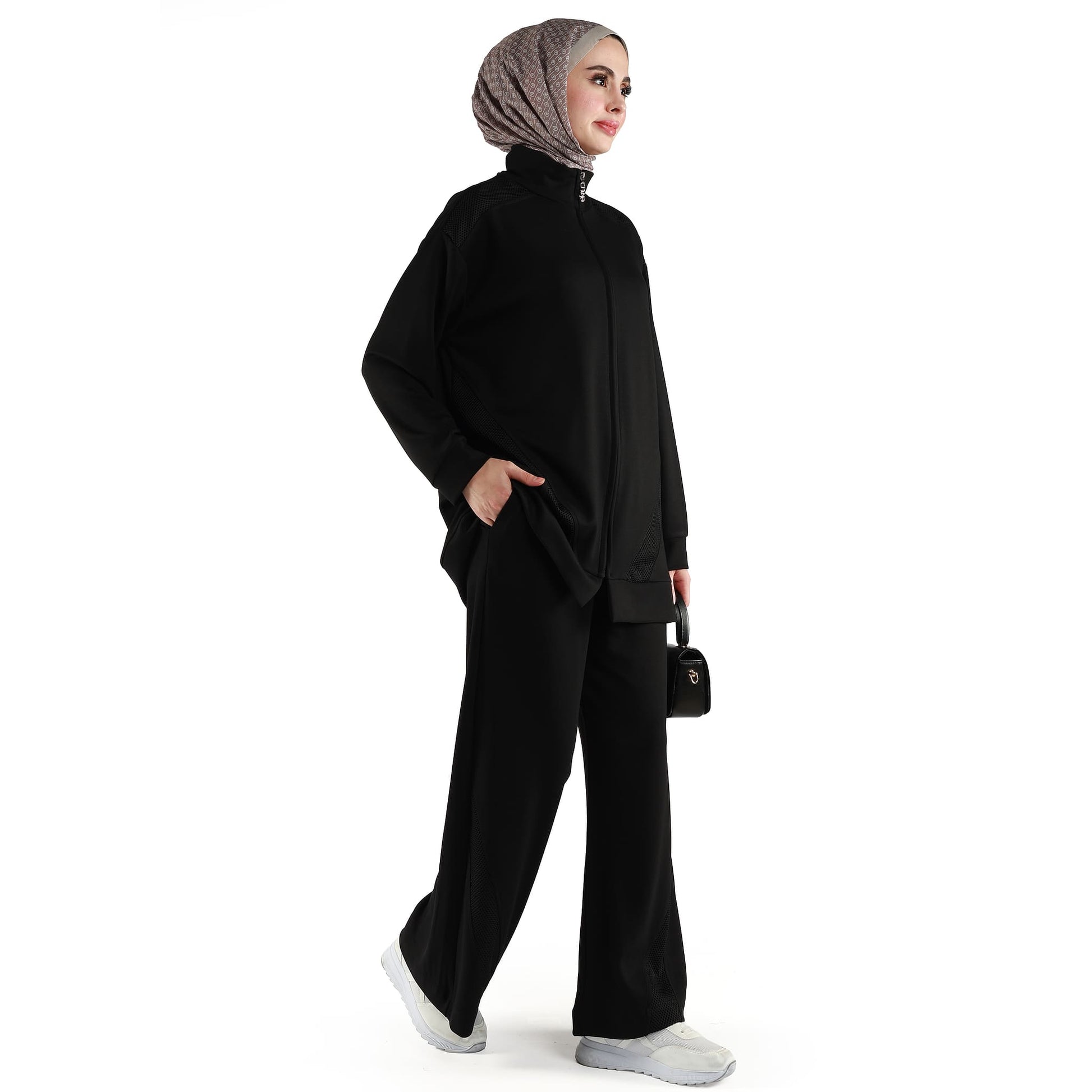 File Detailed Trouser Suit