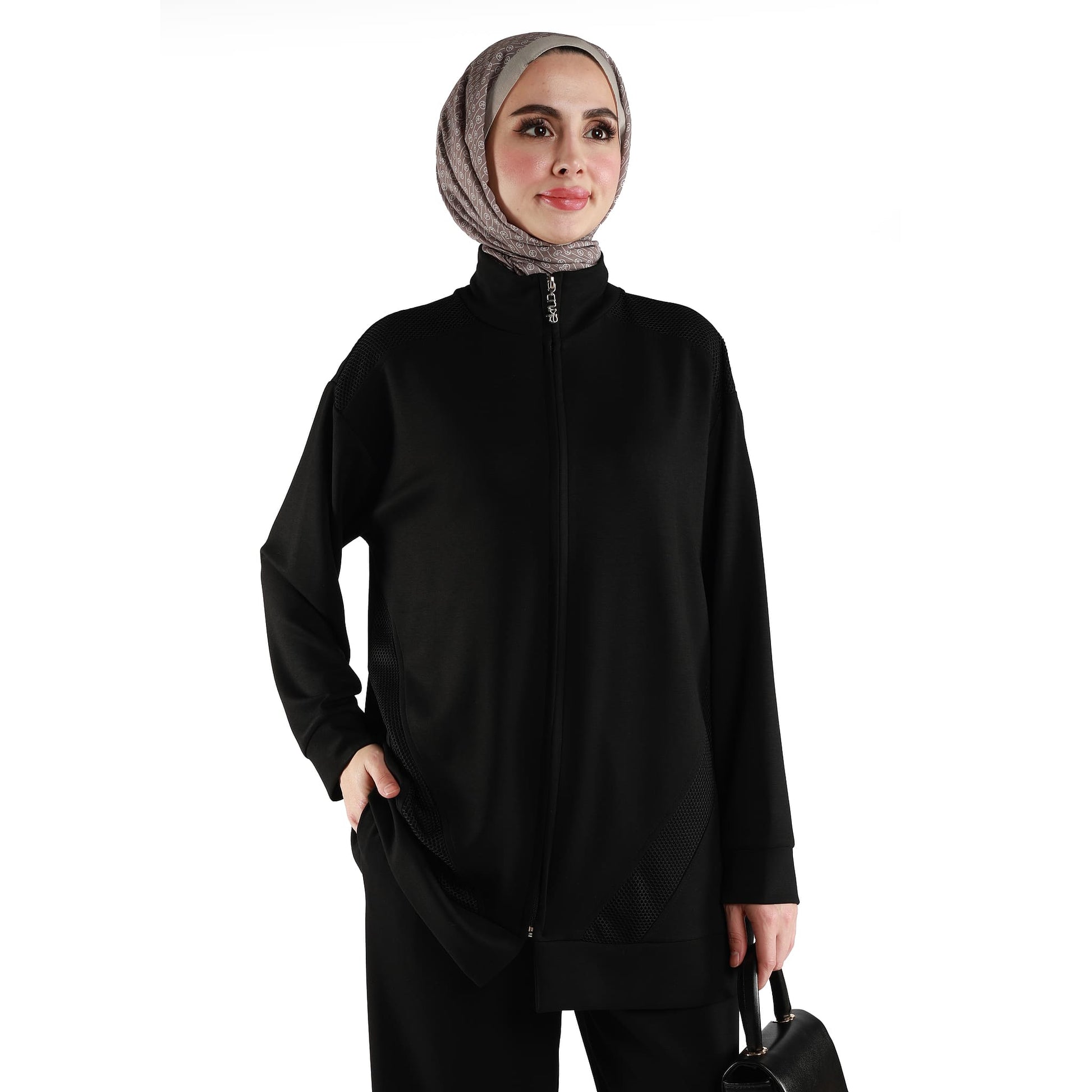 File Detailed Trouser Suit