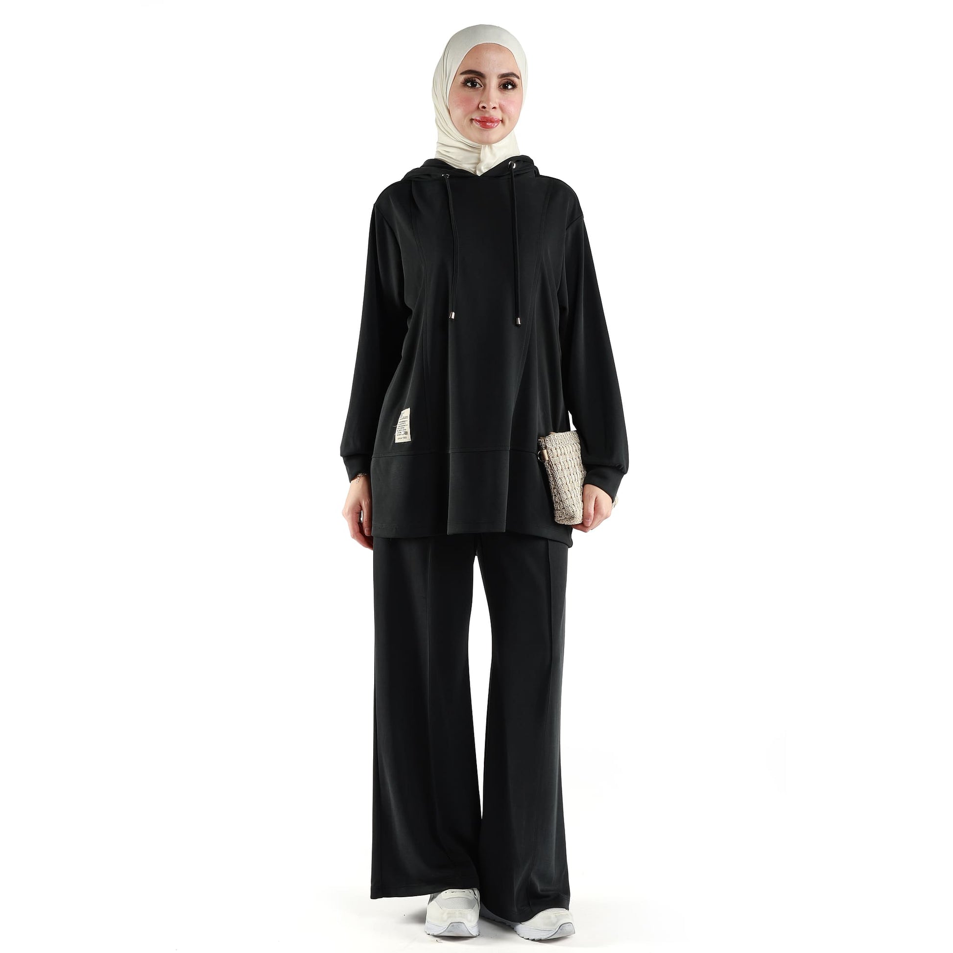 Loose Fit Hooded Pantsuit