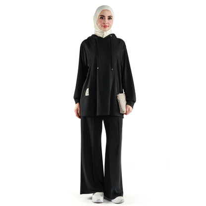 Loose Fit Hooded Pantsuit