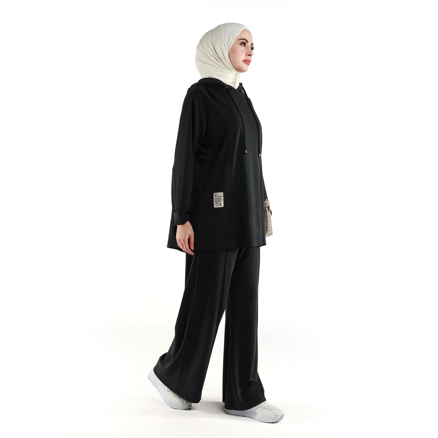 Loose Fit Hooded Pantsuit