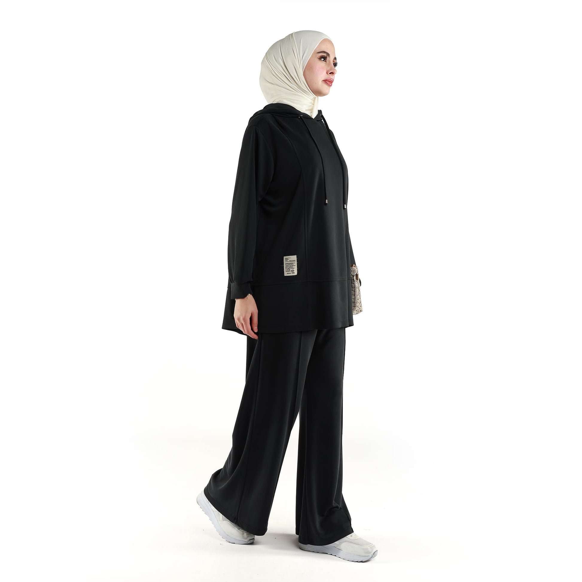 Loose Fit Hooded Pantsuit