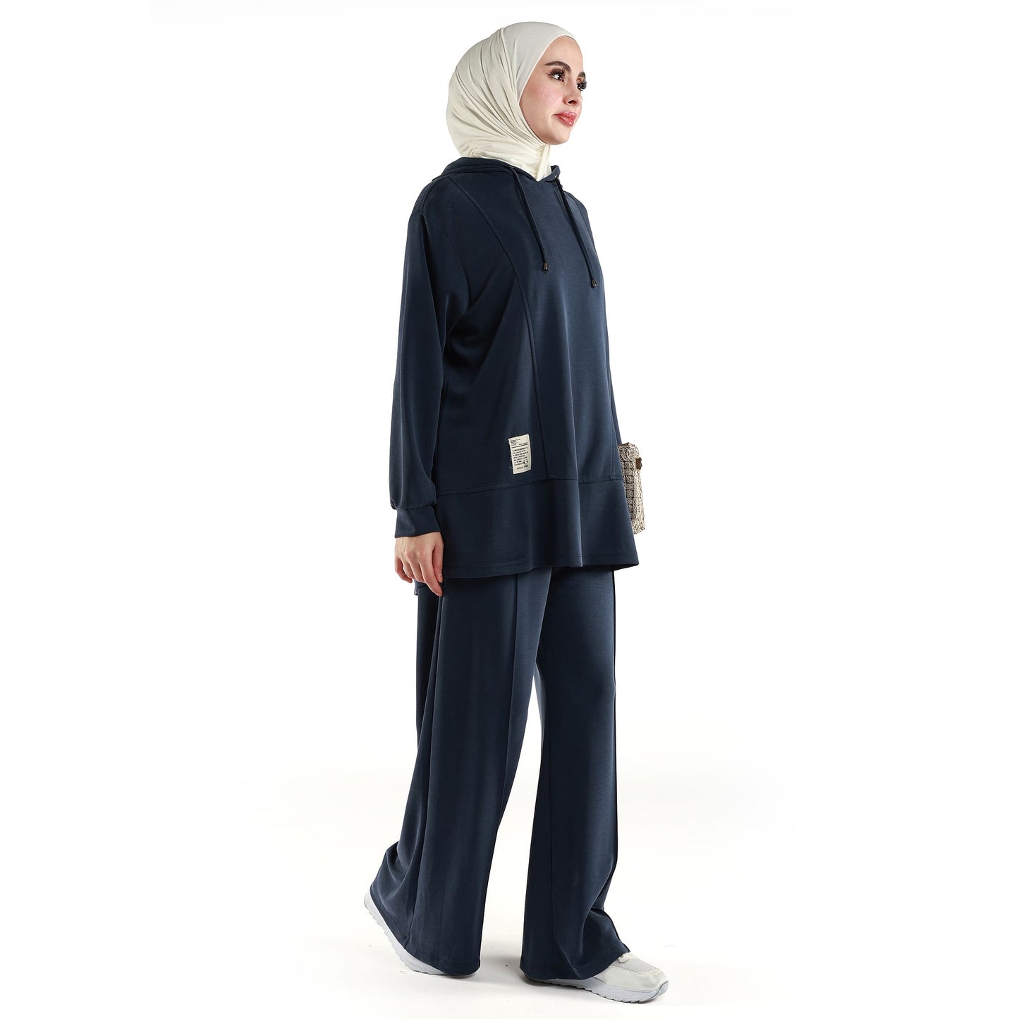 Loose Fit Hooded Pantsuit