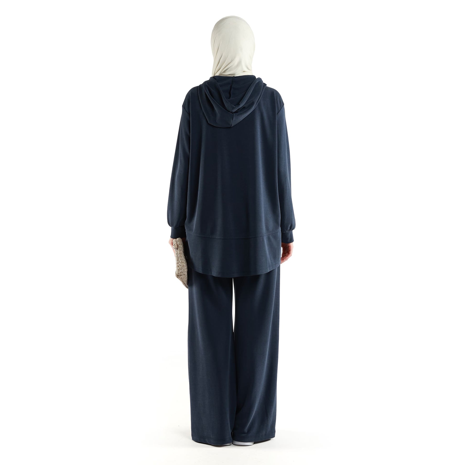 Loose Fit Hooded Pantsuit