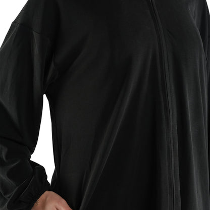 Polo Neck Zippered Comfortable Set