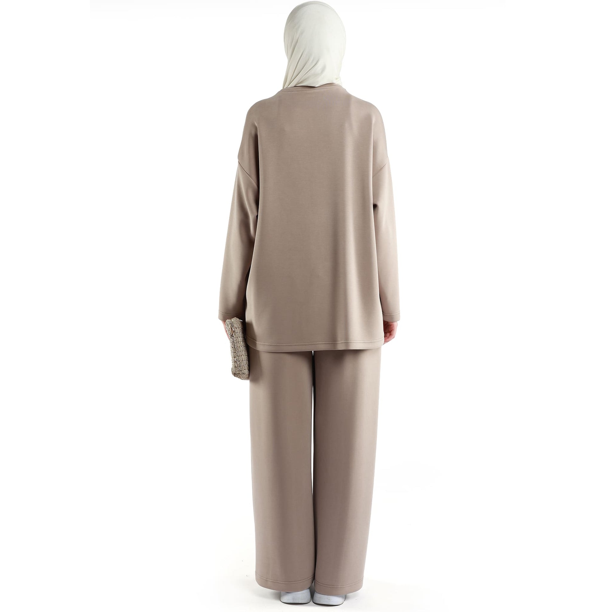 Oversize Drawstring Detail Two Piece Set