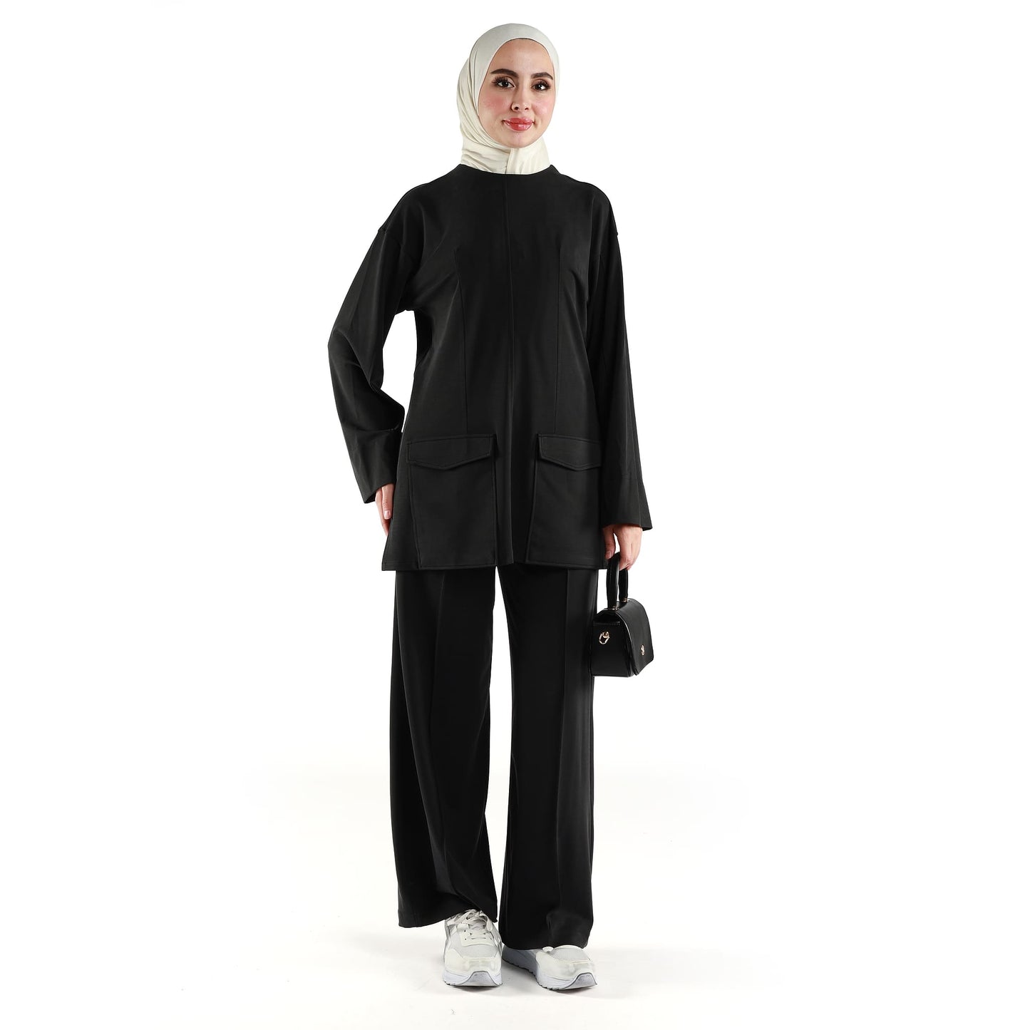 Judge Collar Pocket Detail Suit