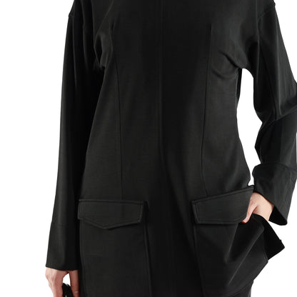 Judge Collar Pocket Detail Suit