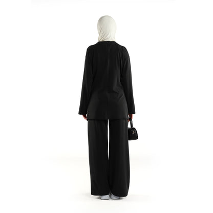 Judge Collar Pocket Detail Suit
