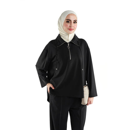 Modal Fabric Boxy Fit Relaxed Pants Set