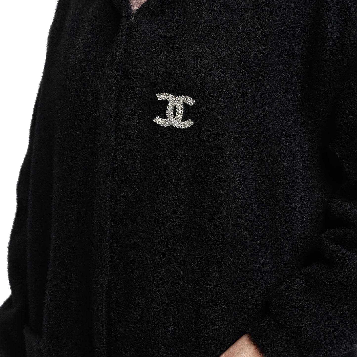 Thick Hooded Long Cardigan