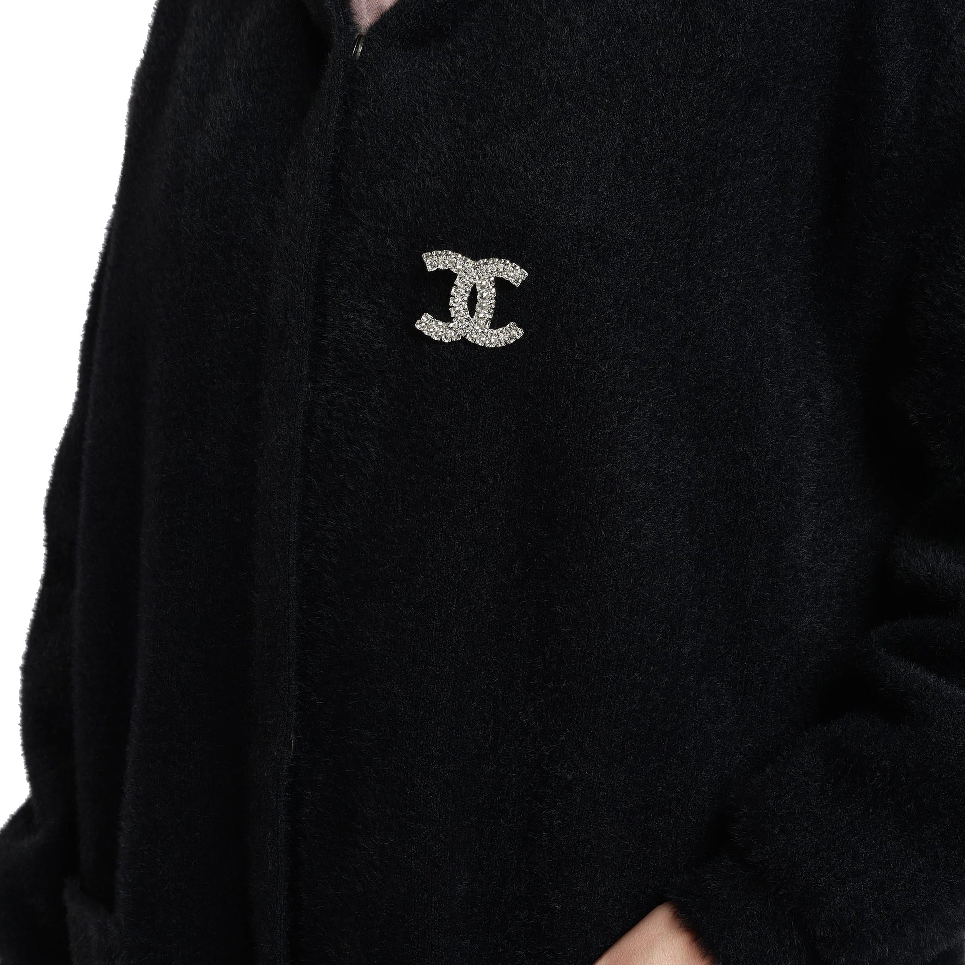 Thick Hooded Long Cardigan