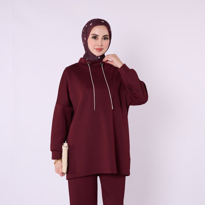 Low Collar Judge Collar Trouser Suit