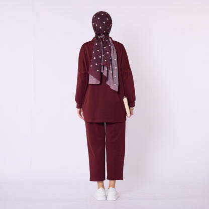 Low Collar Judge Collar Trouser Suit
