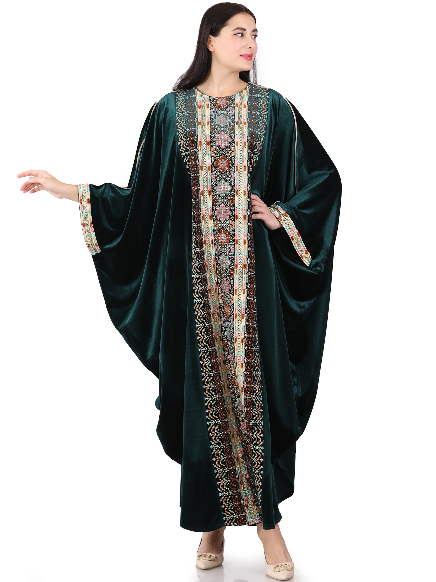 Embroidered bisht