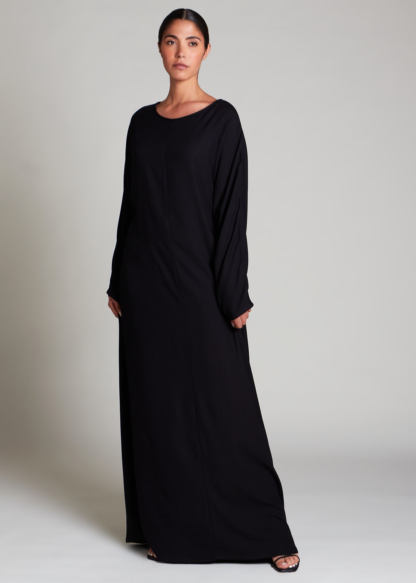 Batwing Abaya Black