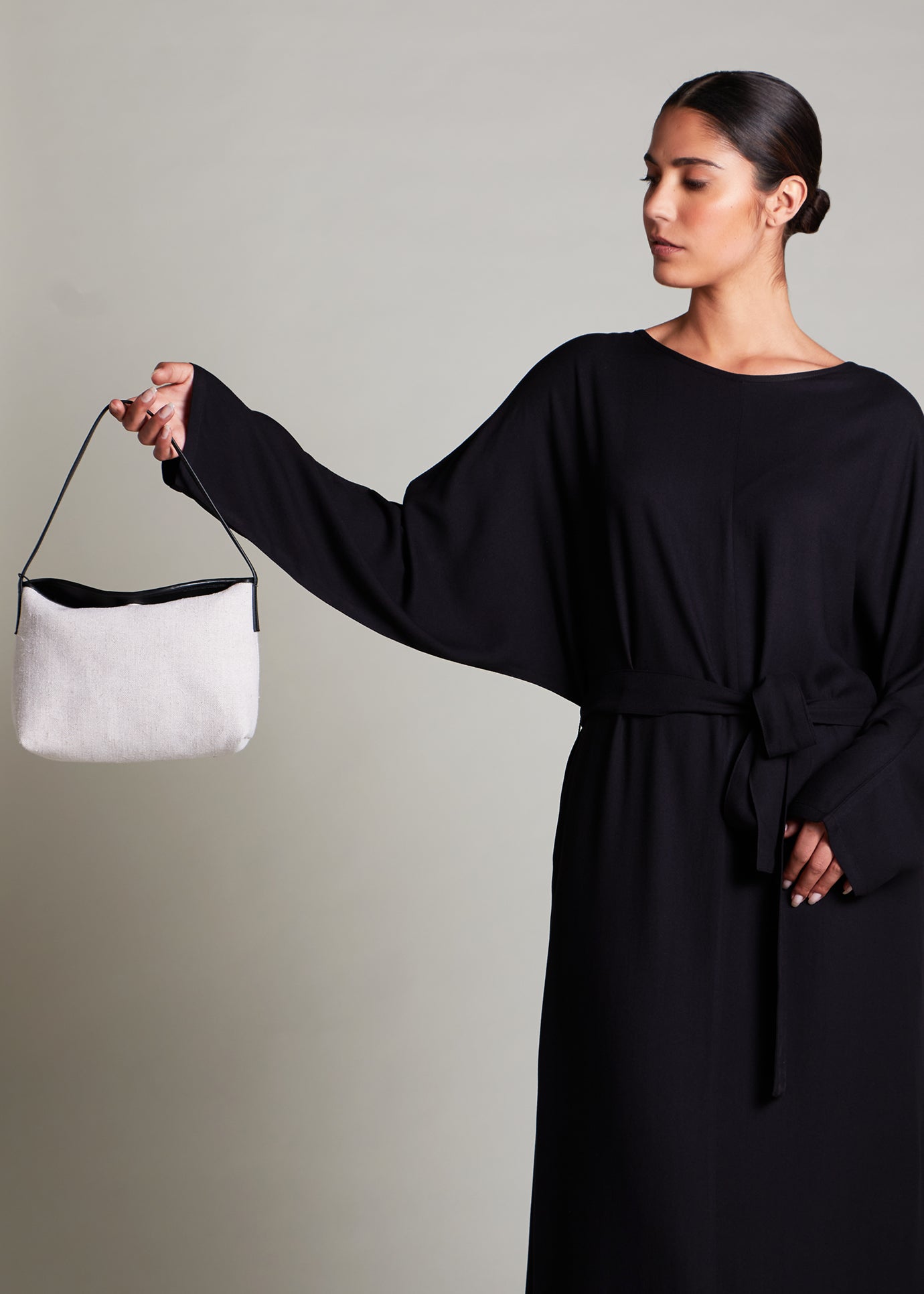 Batwing Abaya Black