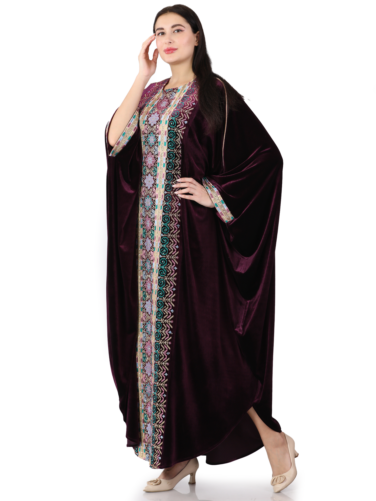 Embroidered bisht