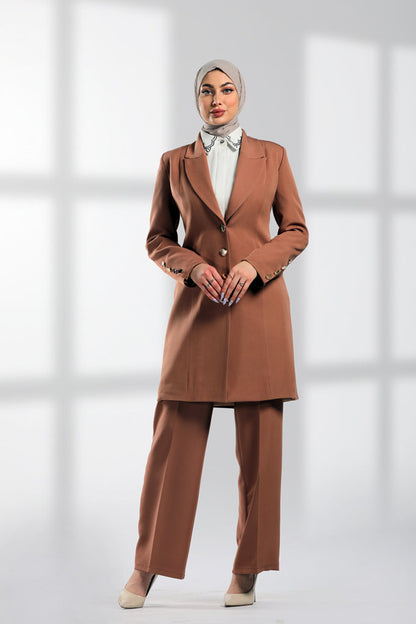 Two-piece formal Islamic suit
