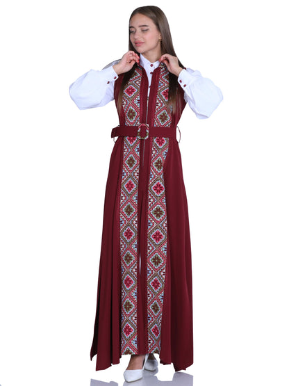 Embroidered bisht