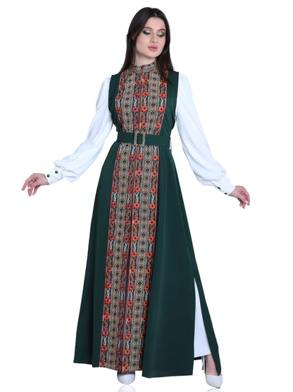 Embroidered bisht