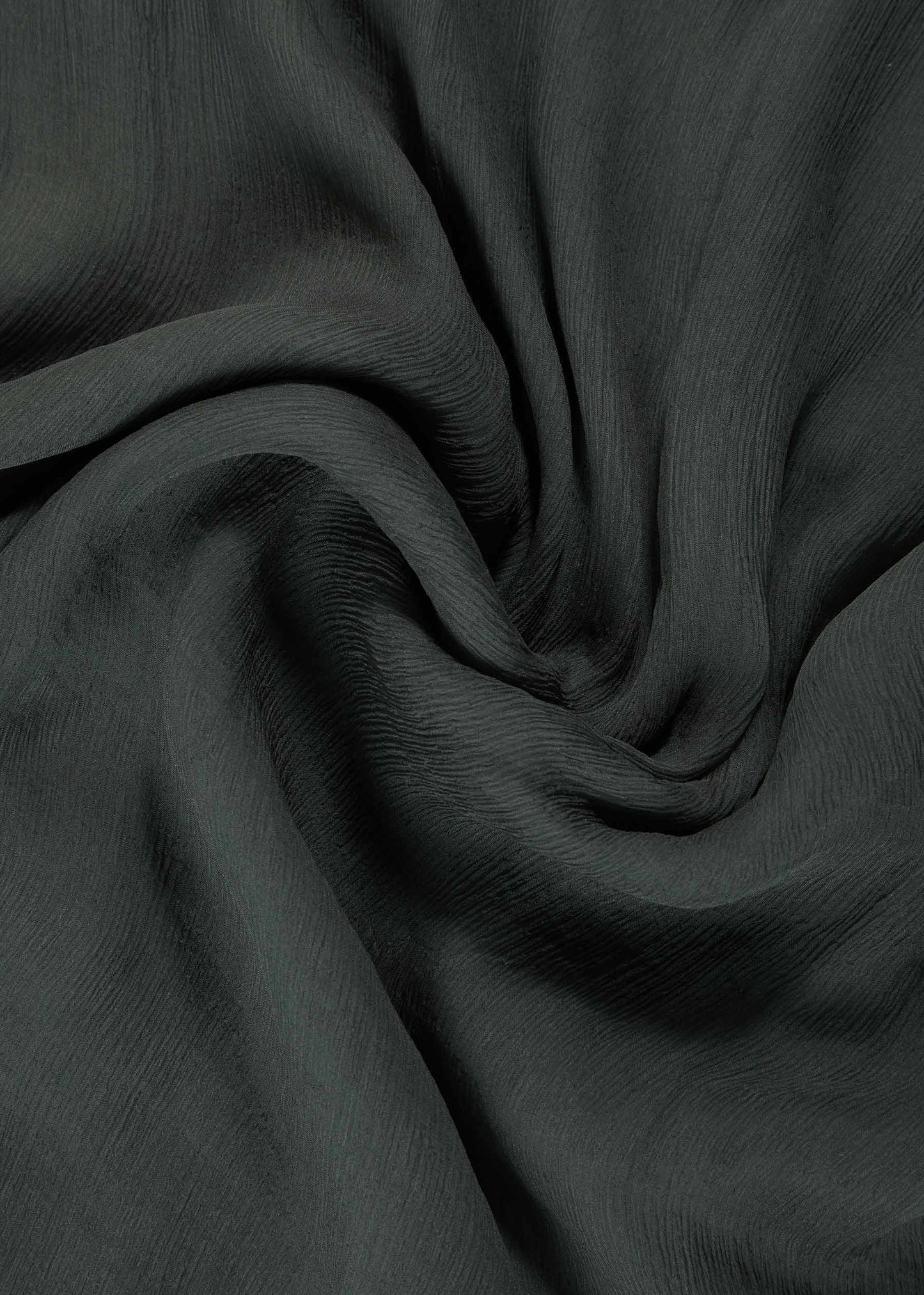 Gunmetal Chiffon Silk Hijab