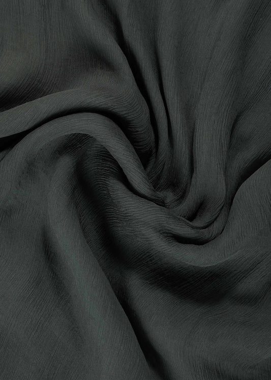 Gunmetal Chiffon Silk Hijab