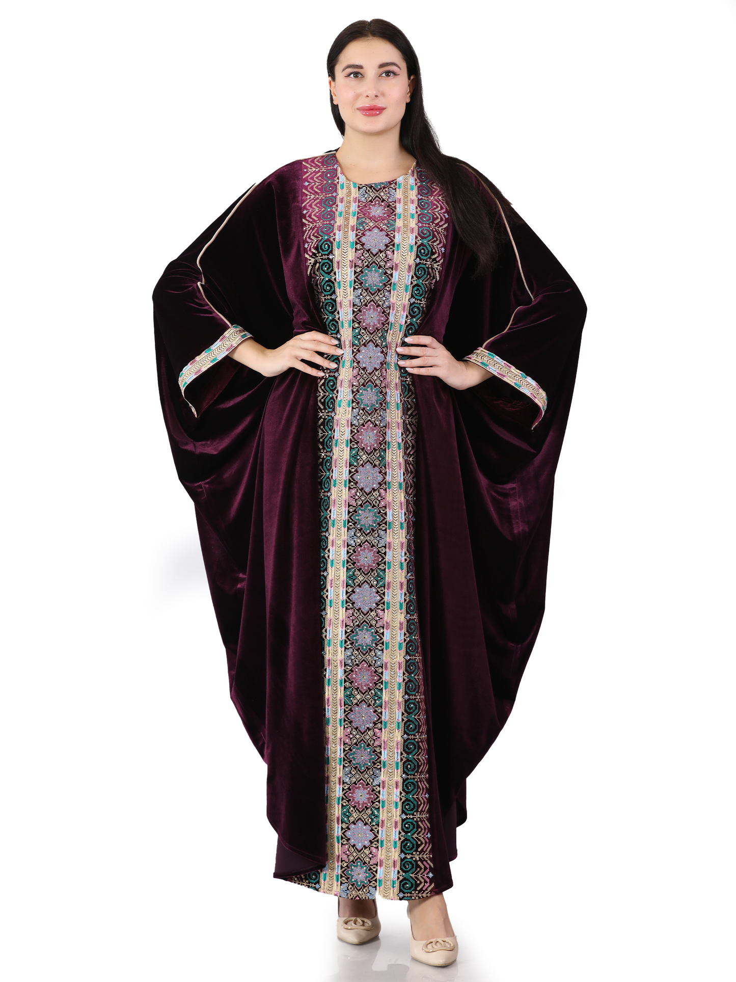Embroidered bisht