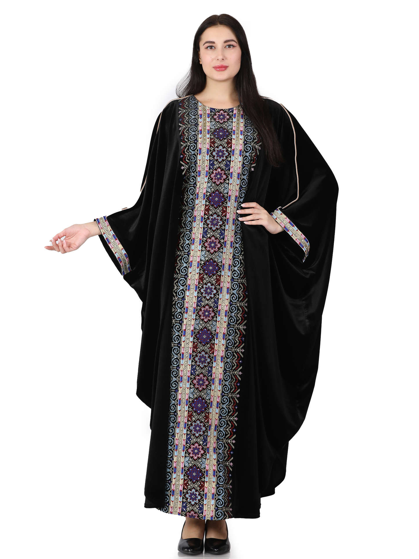 Embroidered bisht