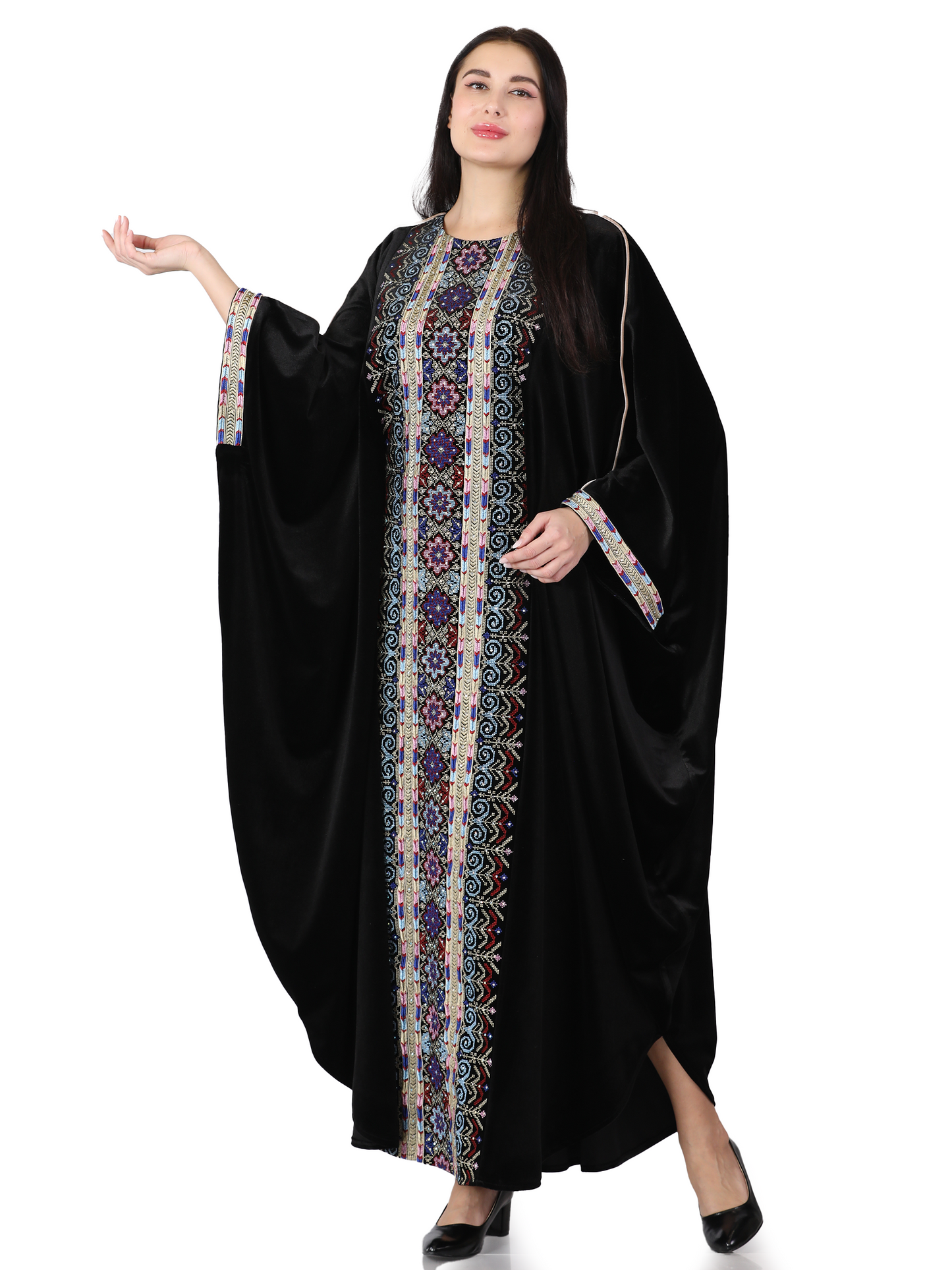 Embroidered bisht