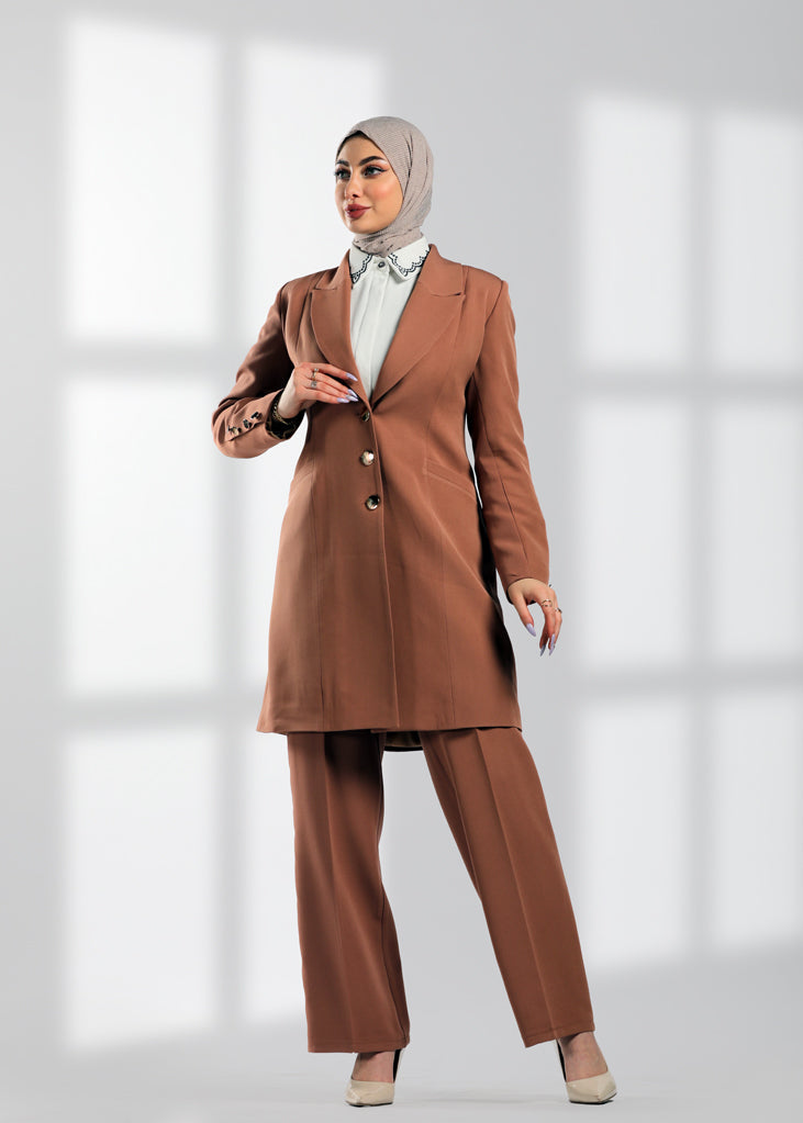 Two-piece formal Islamic suit