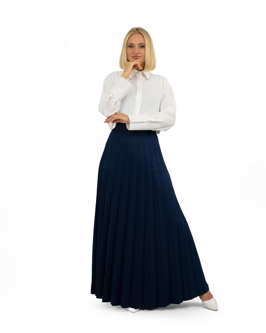 Plissé skirt