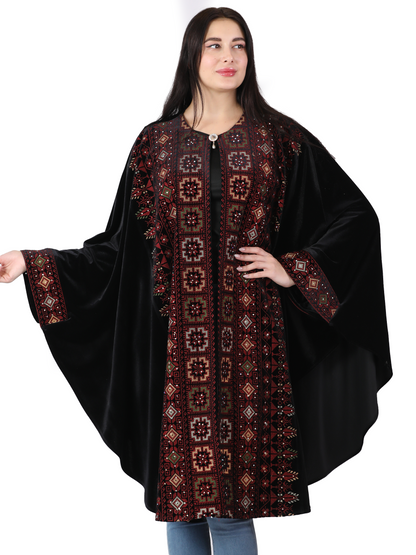 Embroidered bisht