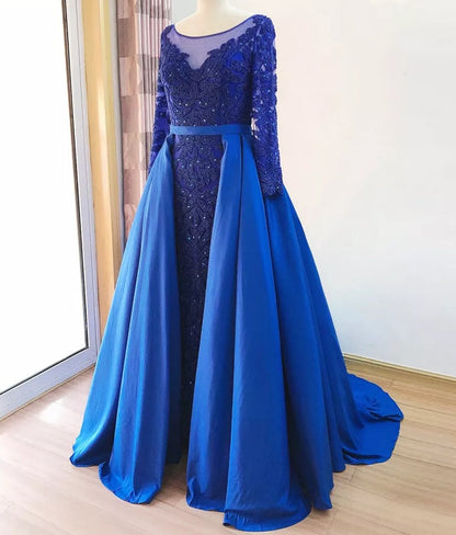 Noor-Beaded Evening Gown