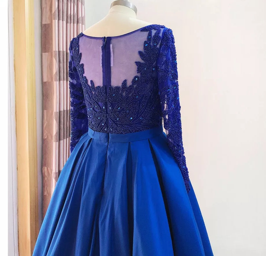 Noor-Beaded Evening Gown