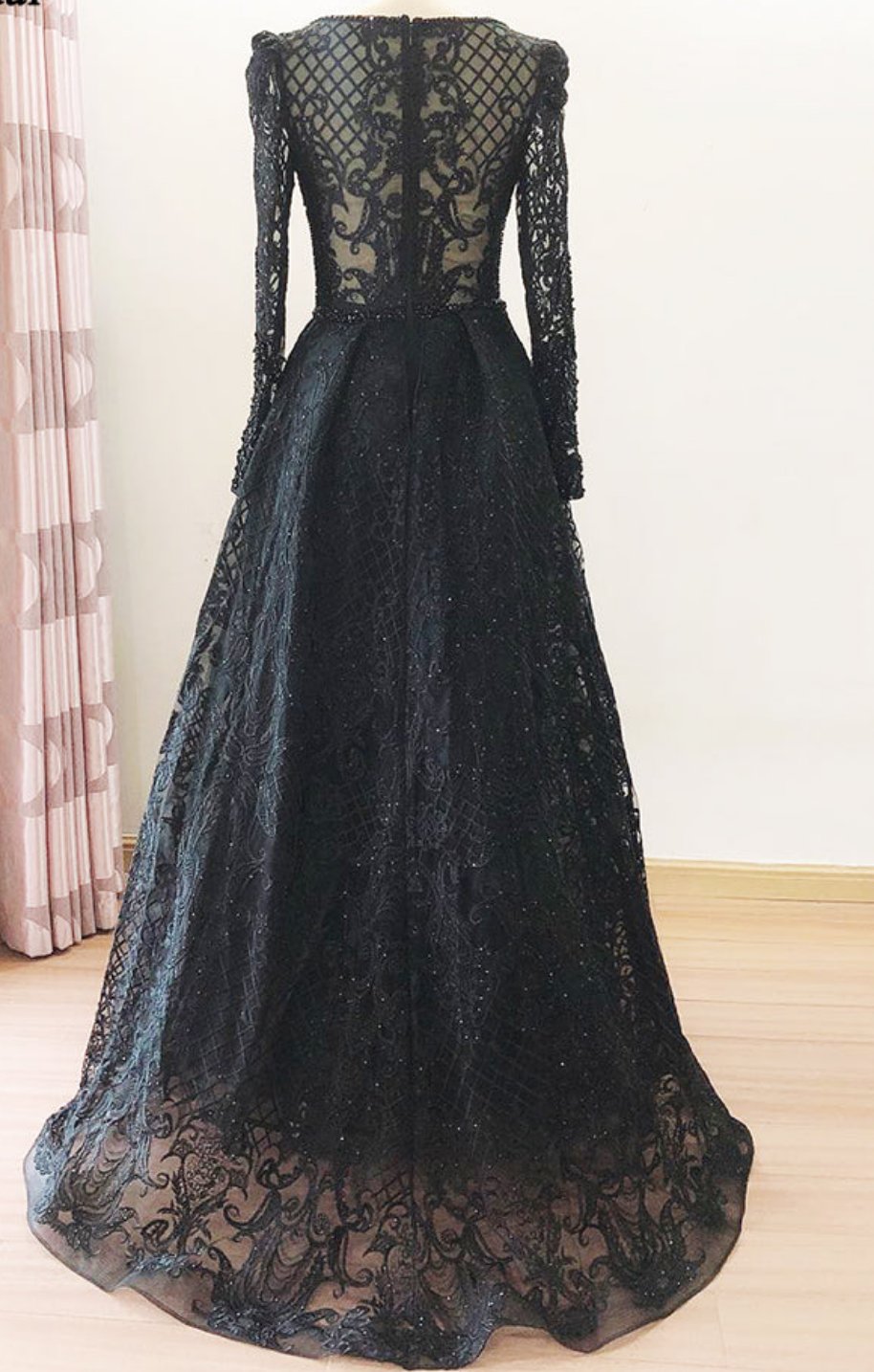 Rayna Beaded Lace Gown